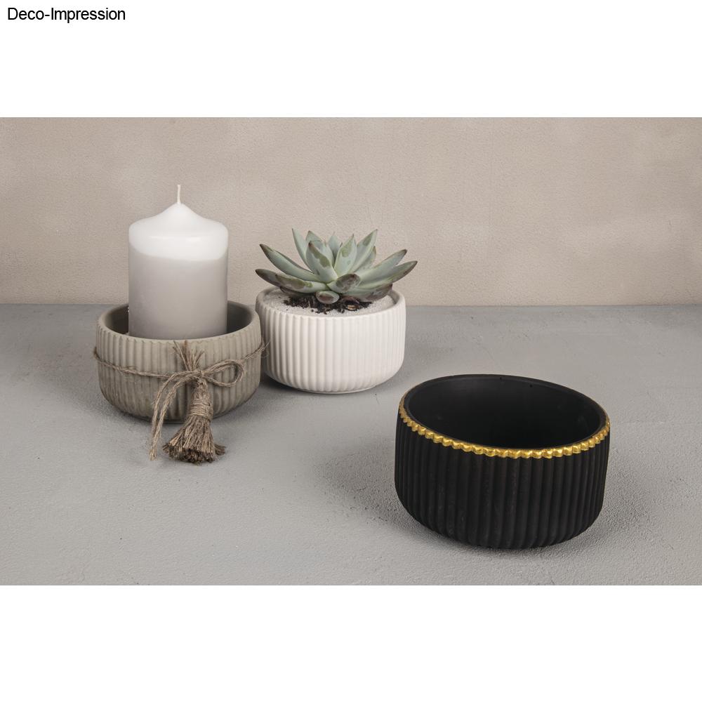 Silikon Gießform Schale geriffelt, ø 11cm, Höhe 6,5cm Produktbild