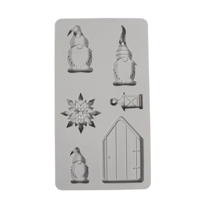 Silikon Gießform Wichtel, 6 Formen Produktbild