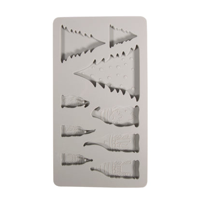 Silikon Gießform Wichtelfamilie, 9 Formen Produktbild