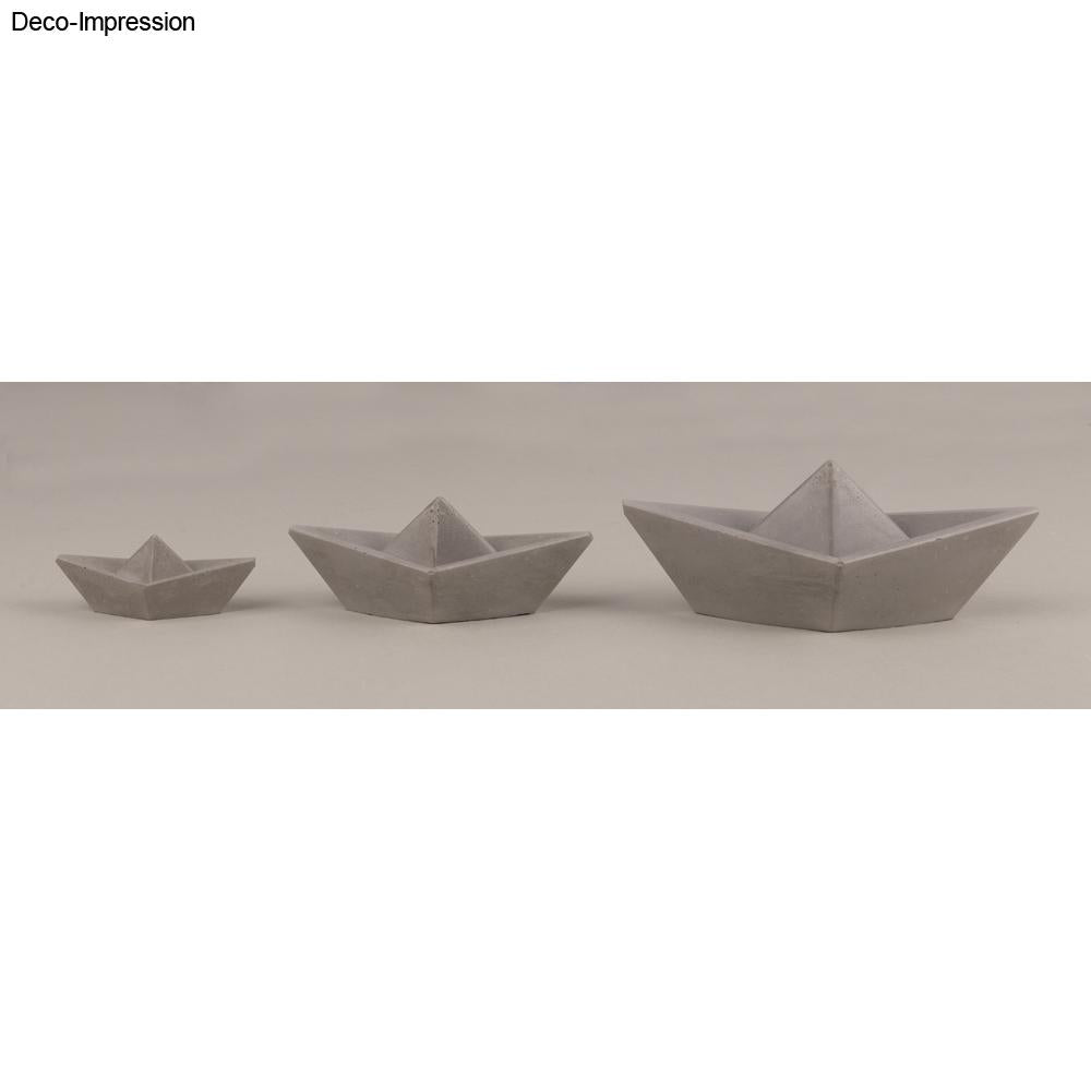 Silikon Gießformen Set Origami Boote, 3tlg. Produktbild