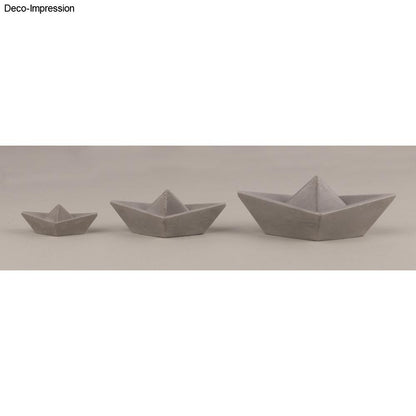 Silikon Gießformen Set Origami Boote, 3tlg. Produktbild