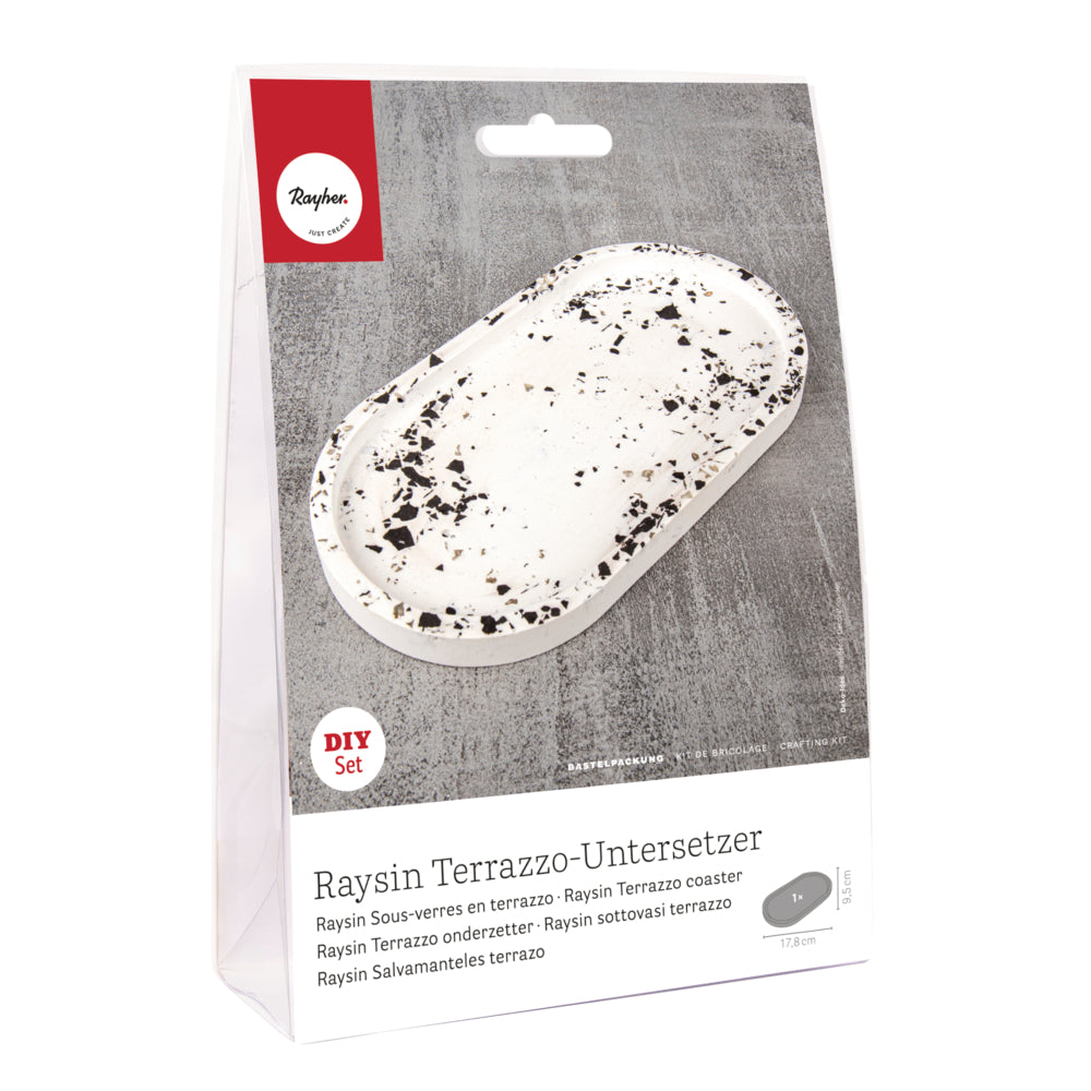 Terrazzo-Untersetzer – Raysin-Bastelset - Produktbild