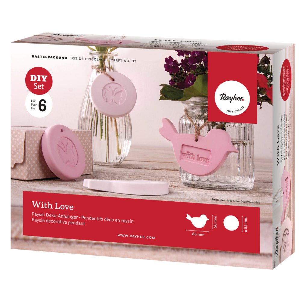 Deko-Anhänger – Raysin-Gießset für 6 Stück - Produktbild