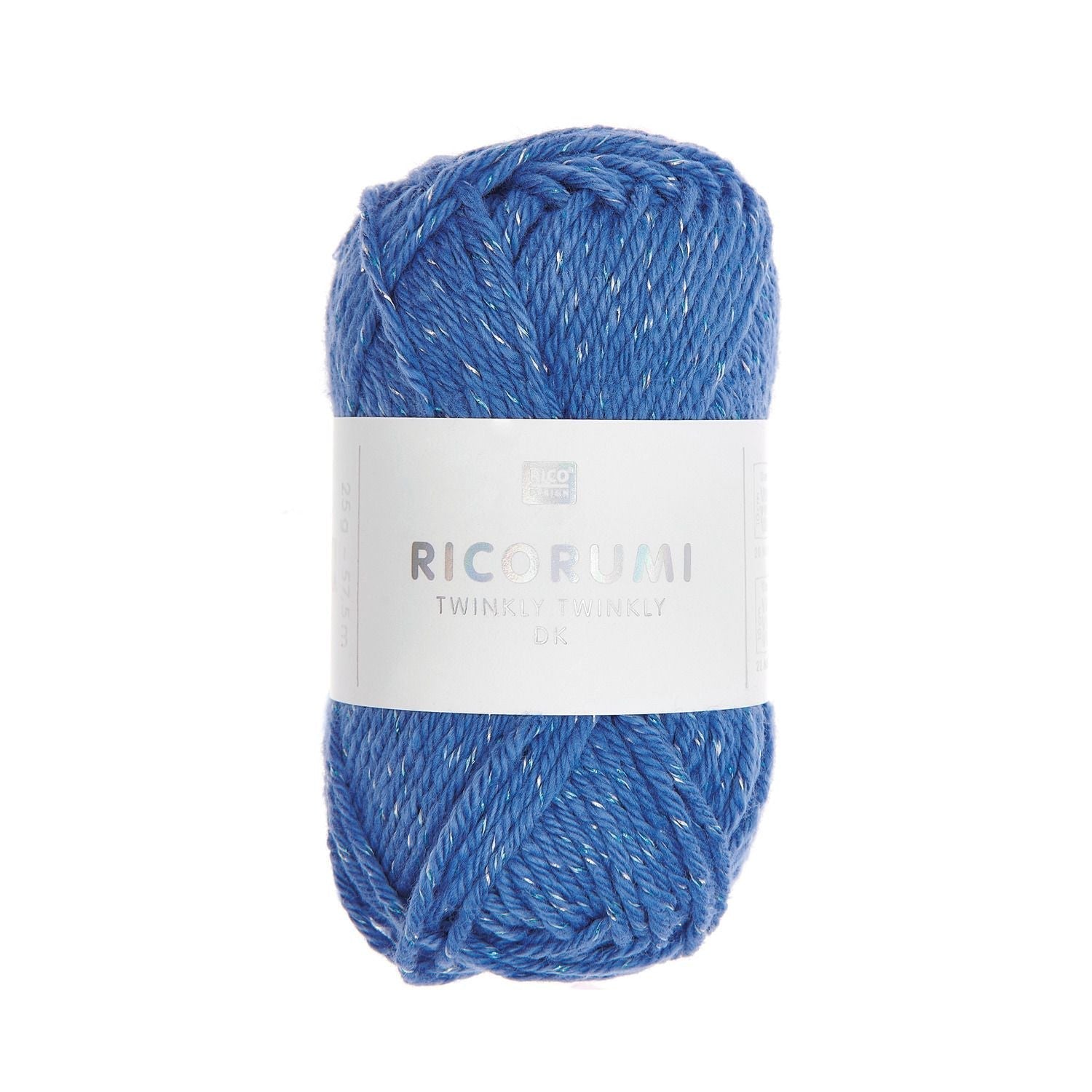 Ricorumi Twinkly Twinkly dk, 99% Baumwolle 1% Polyester, 25g in Farbe blau