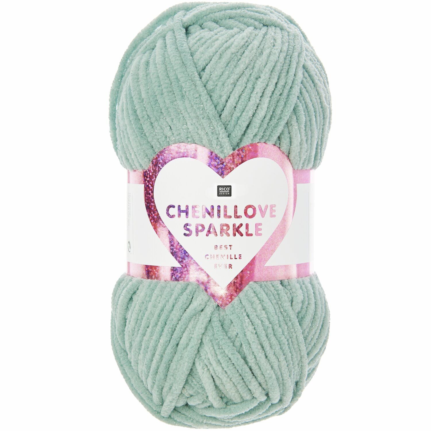 Ricorumi Chenillove Sparkle in Farbe aqua
