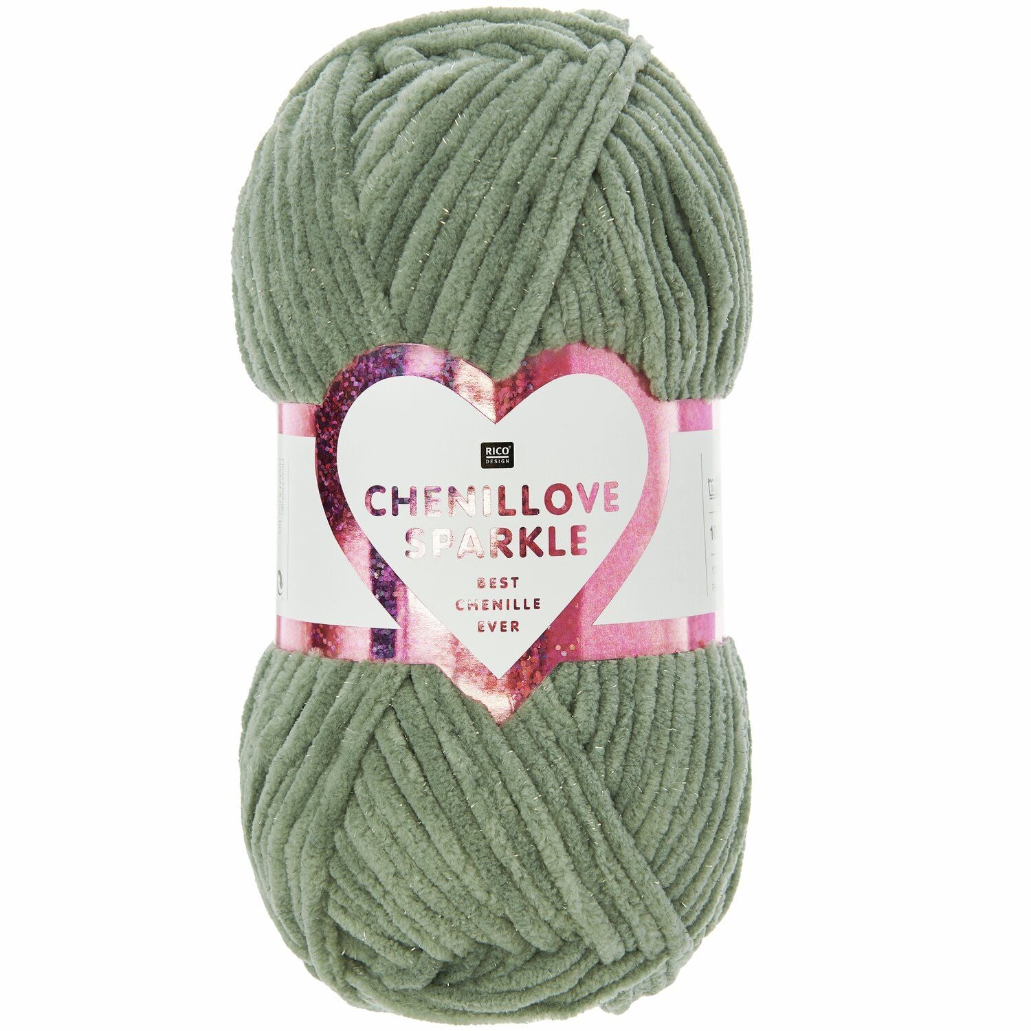 Ricorumi Chenillove Sparkle in Farbe salbei