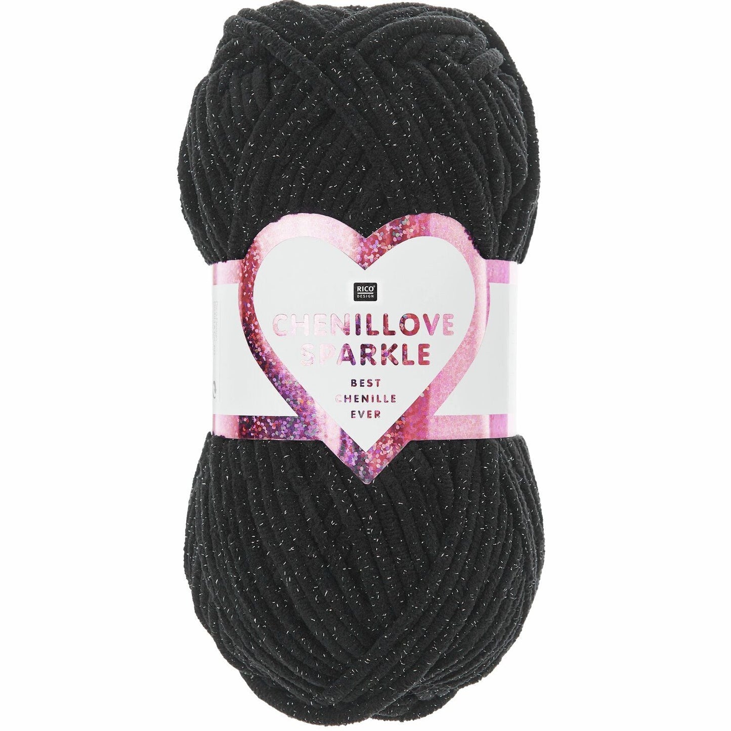 Ricorumi Chenillove Sparkle in Farbe schwarz