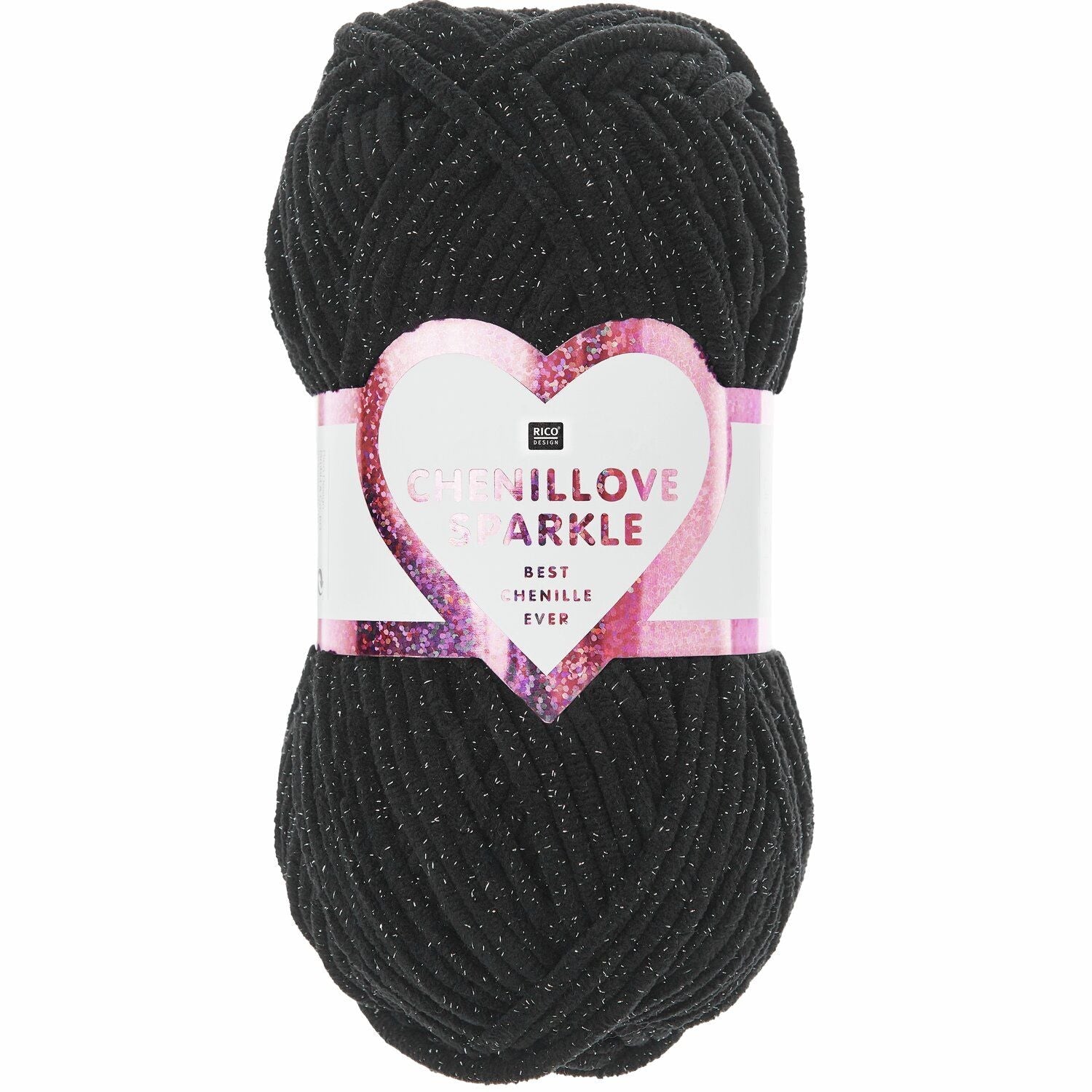 Ricorumi Chenillove Sparkle in Farbe schwarz