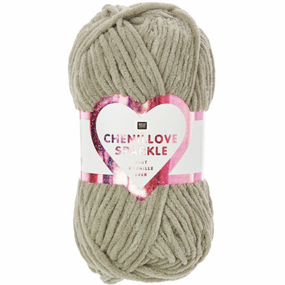 Ricorumi Chenillove Sparkle in Farbe taupe