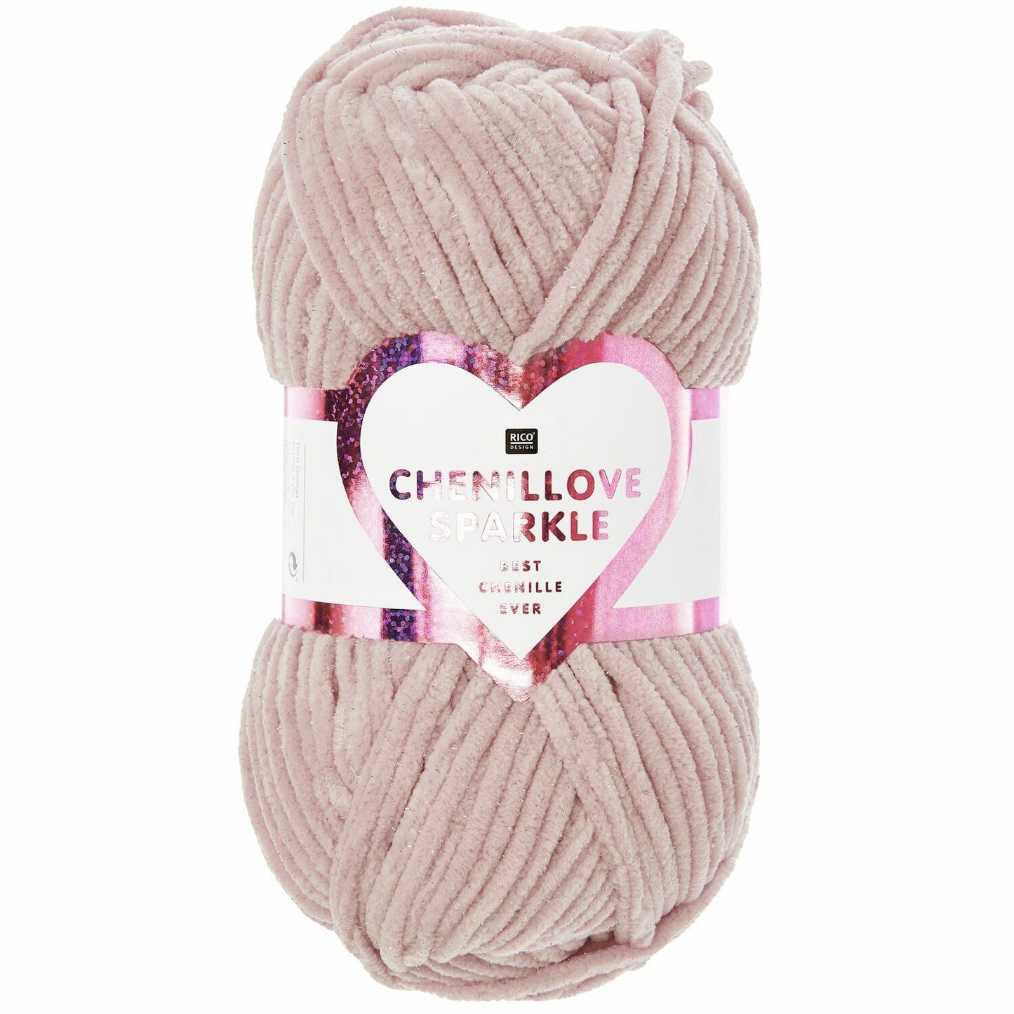 Ricorumi Chenillove Sparkle in Farbe altrosa