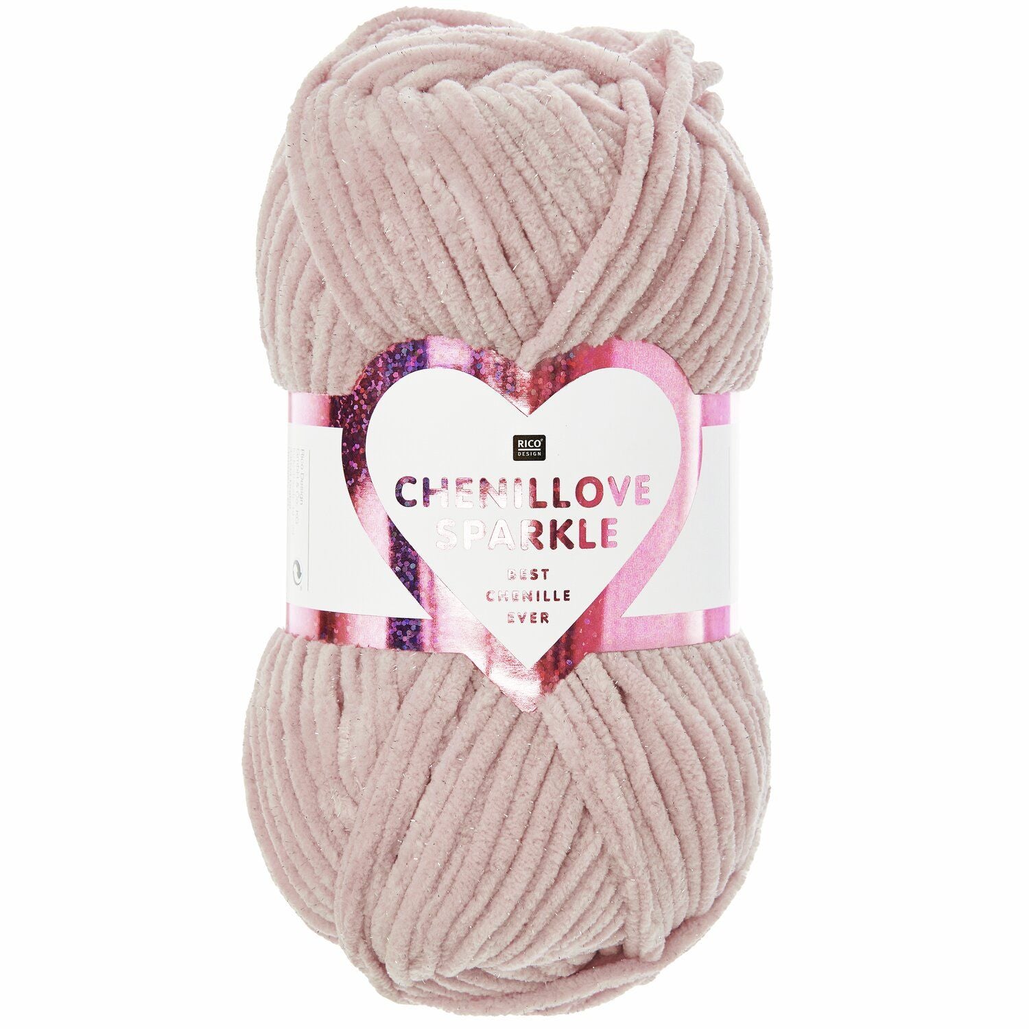 Ricorumi Chenillove Sparkle in Farbe altrosa