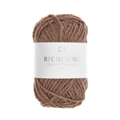 Ricorumi Twinkly Twinkly dk Baumwollgarn 25 g - Variante: braun