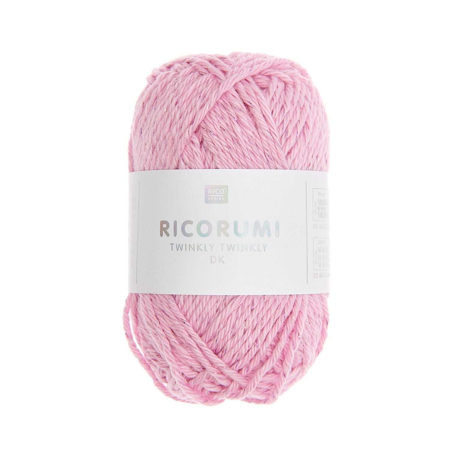 Ricorumi Twinkly Twinkly dk Baumwollgarn 25 g - Variante: rosa