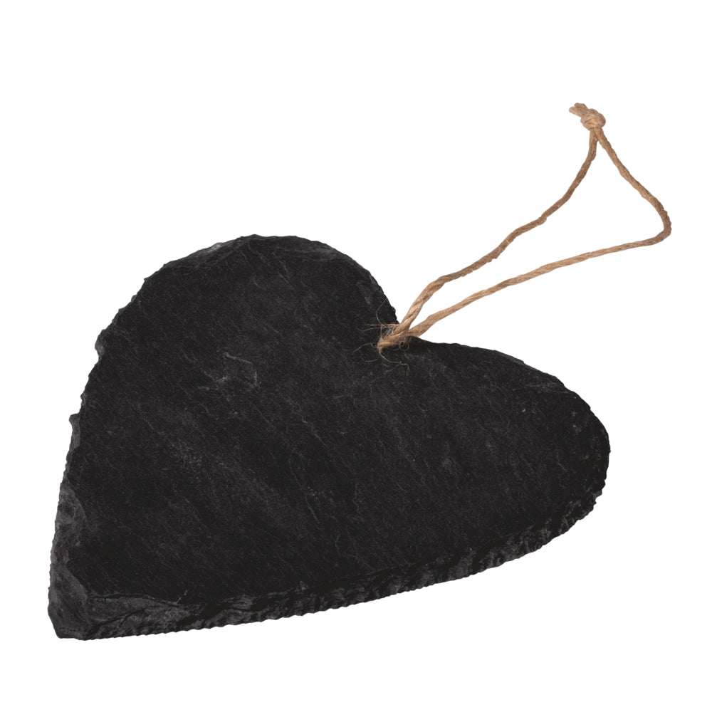 Schiefer Deko-Herz – 14 × 14,5 cm - Produktbild