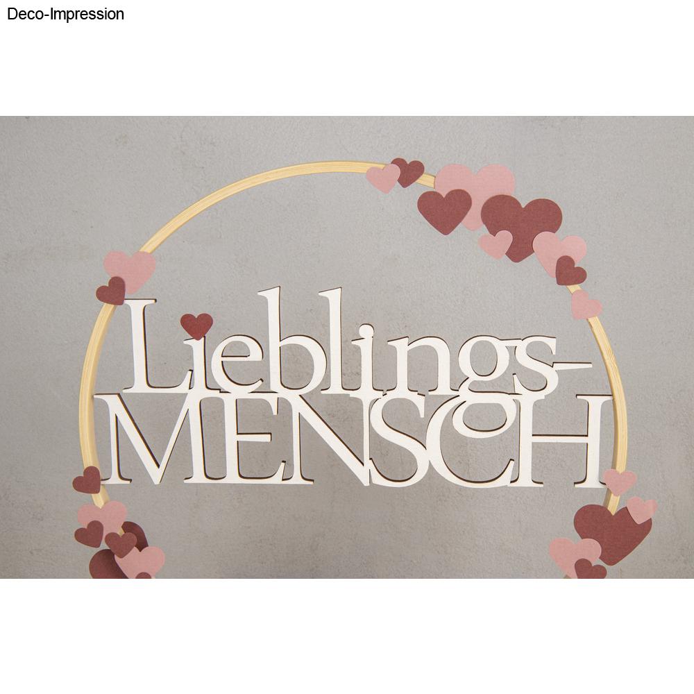 Holzschriftzug Lieblingsmensch – FSC 100% - Produktbild