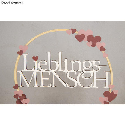 Holzschriftzug Lieblingsmensch – FSC 100% - Produktbild