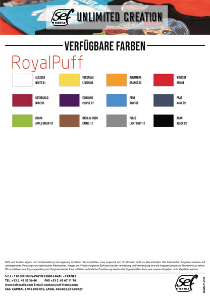 SEF Royal PUFF, 20cm x 30cm Produktbild