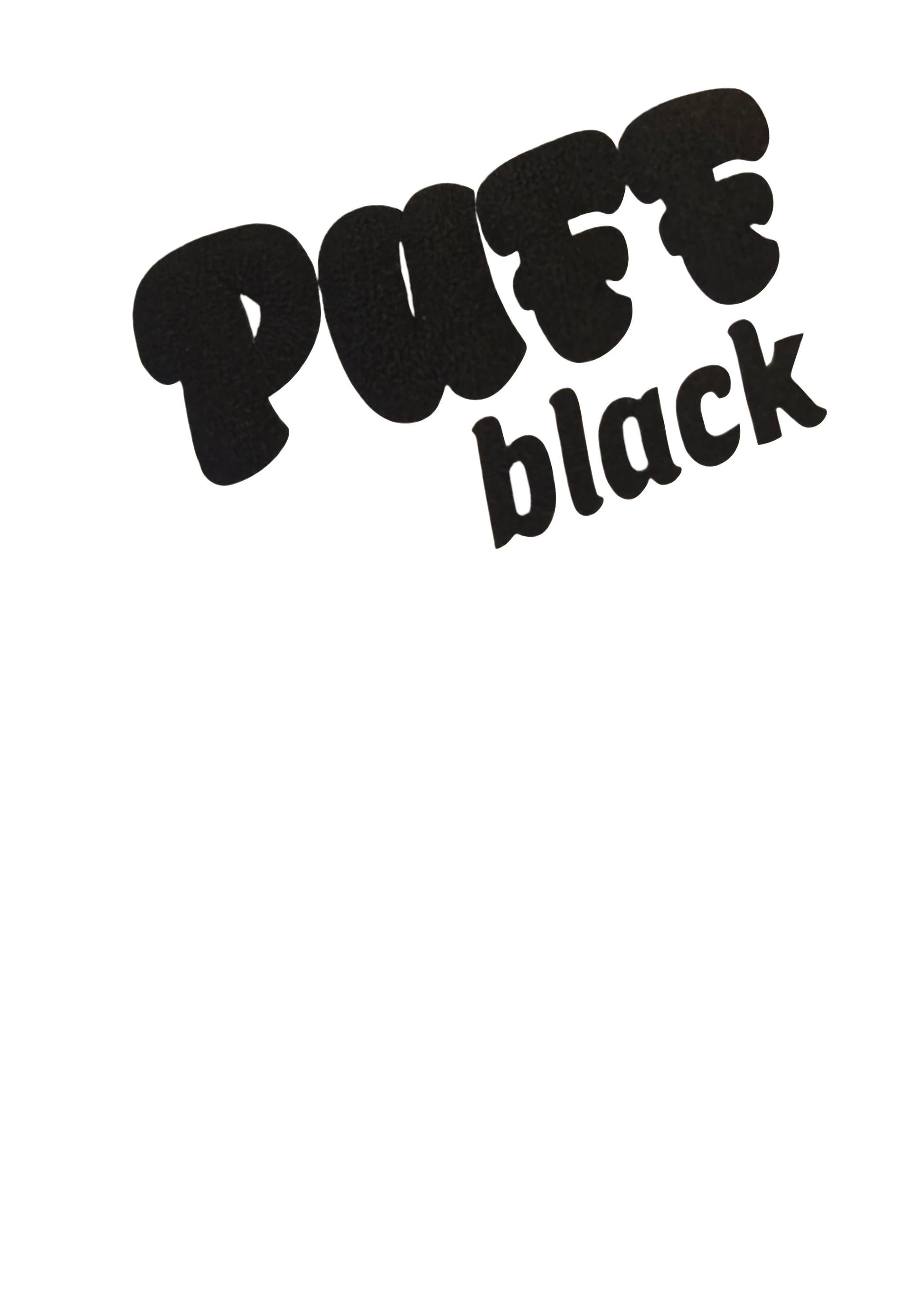 Signmart® PUFF in Farbe Black