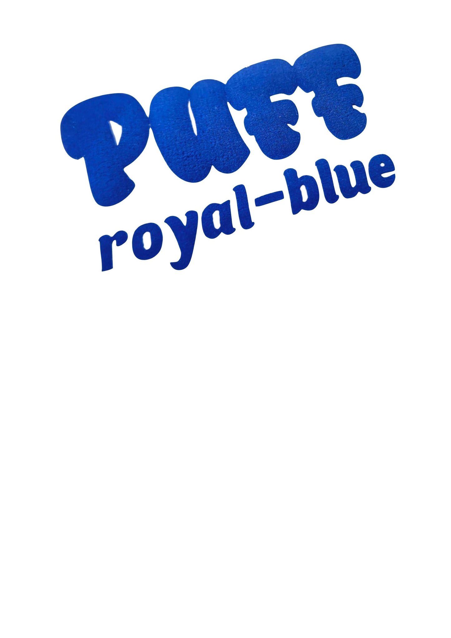 Signmart® PUFF in Farbe Royal Blue