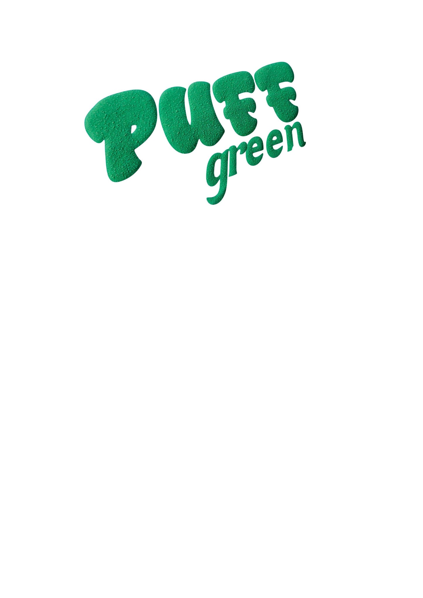 Signmart® PUFF, 20cm x 30cm in Farbe Green