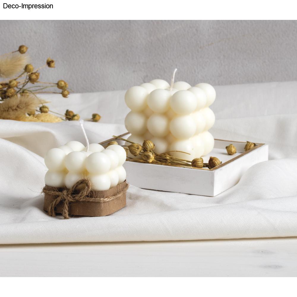 Silikon Gießform Bubble-Kerzen – Set (12 Formen) - Produktbild