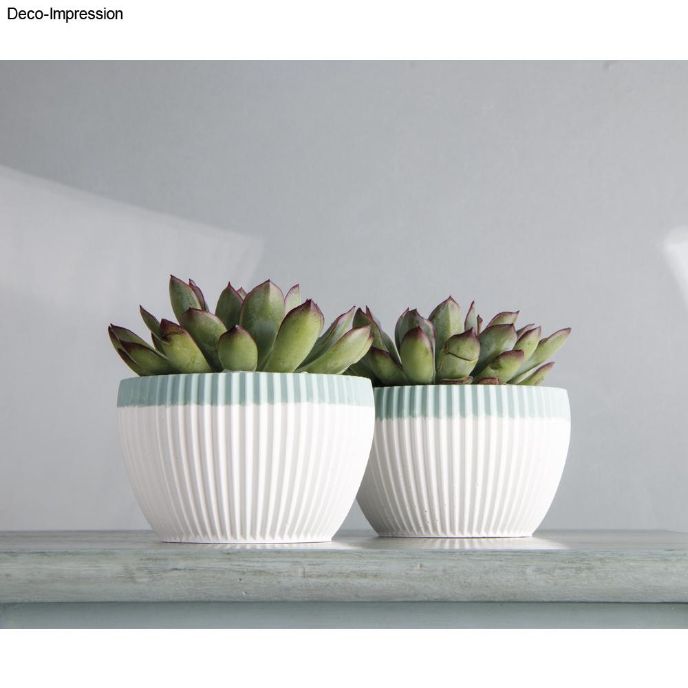 Silikon Gießform Dekoschale geriffelt – Ø 9 cm × H 6 cm - Produktbild