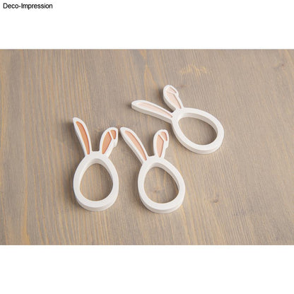 Silikon Gießform Eier & Hasen Anhänger – 6 Motive - Produktbild