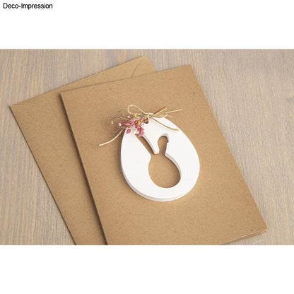 Silikon Gießform Eier & Hasen Anhänger – 6 Motive - Produktbild