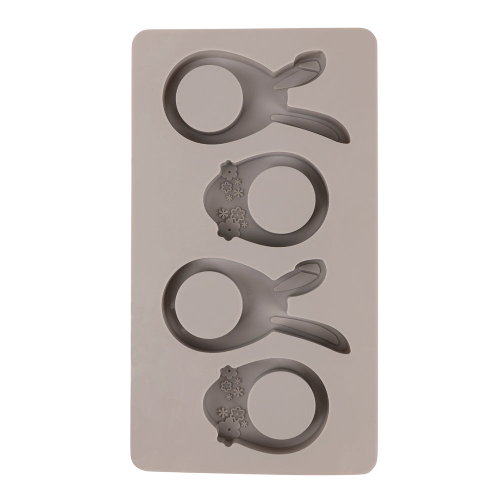 Silikon Gießform Happy Egg – 4 Motive - Produktbild