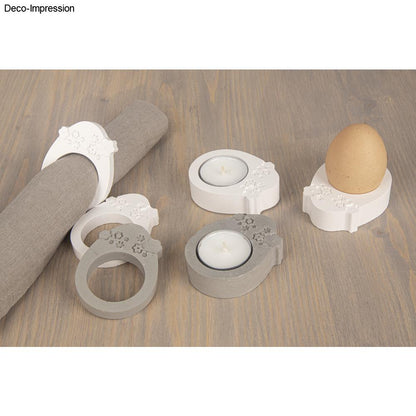 Silikon Gießform Happy Egg – 4 Motive - Produktbild
