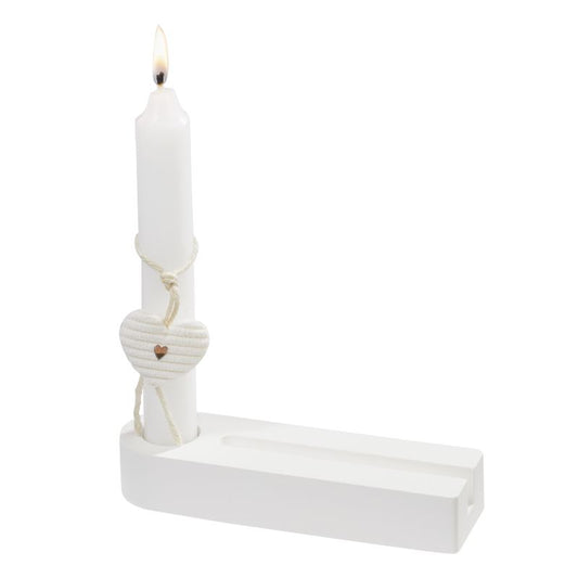 Silikon Gießform Kerzenhalter mit Schlitz - Produktbild