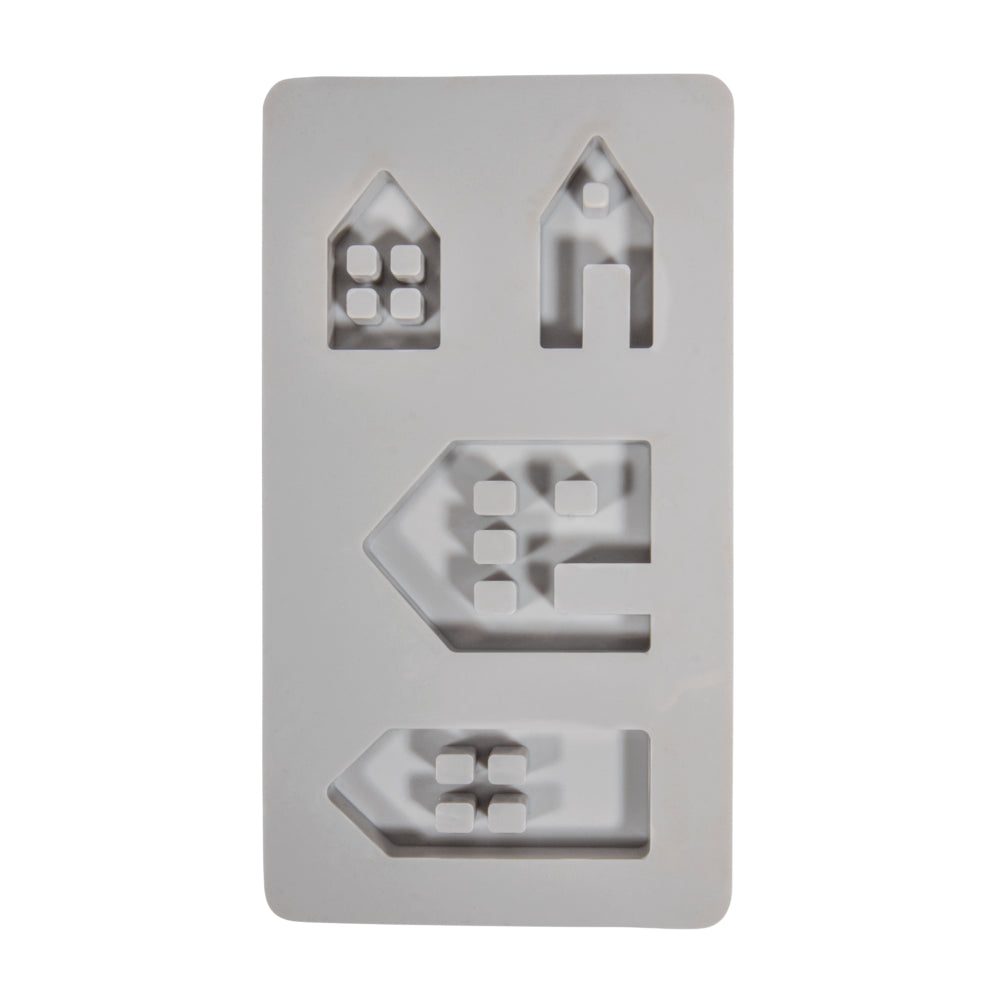 Silikon Gießform Lichthäuser – 4 Motive - Produktbild