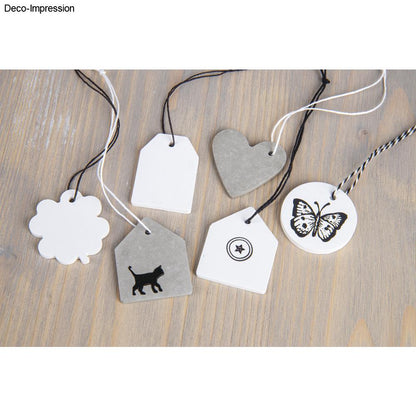 Silikon Gießform Mini-Anhänger – 5 Motive, 15 Formen - Produktbild