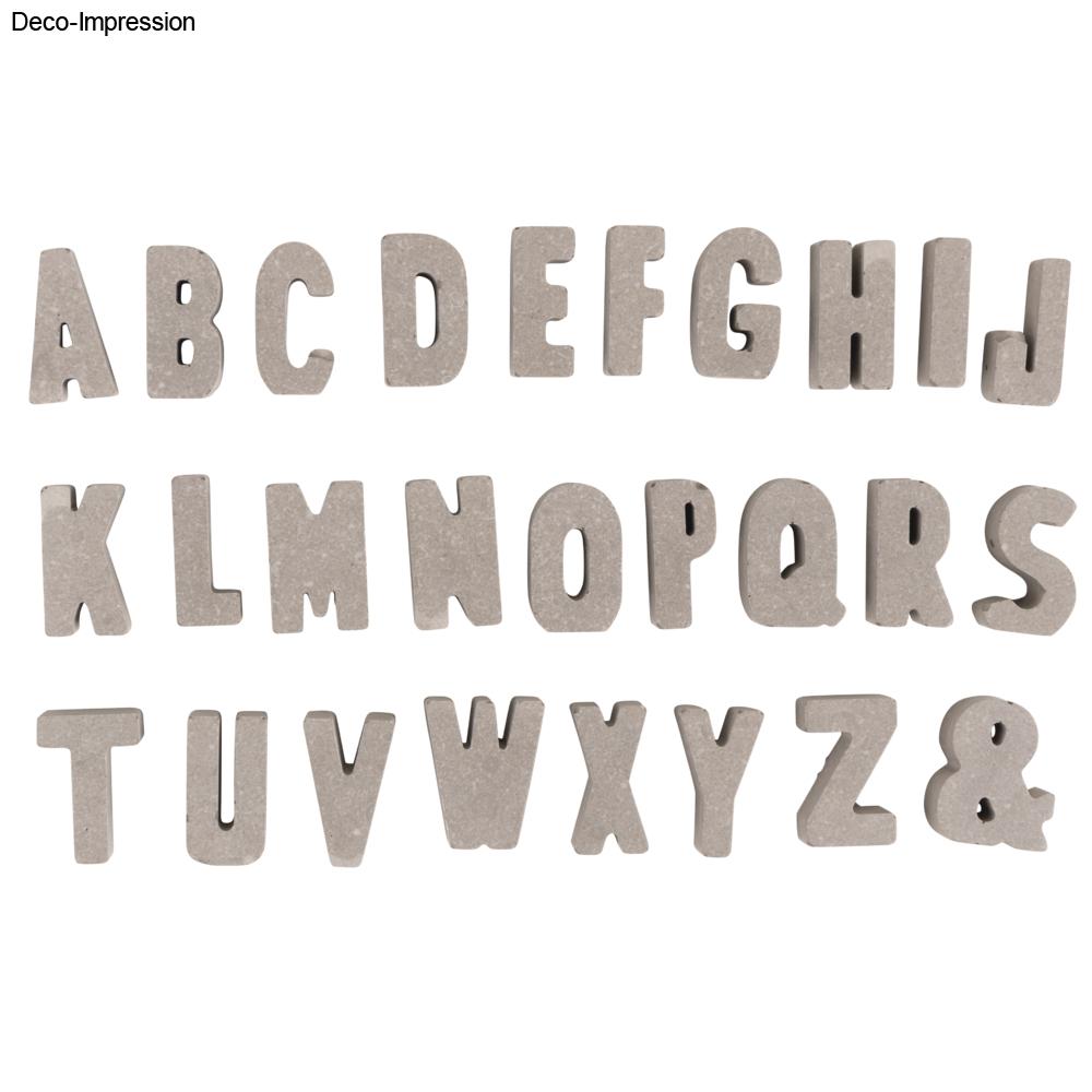 Silikon Gießform Mini-Buchstaben ABC – Alphabet A-Z - Produktbild