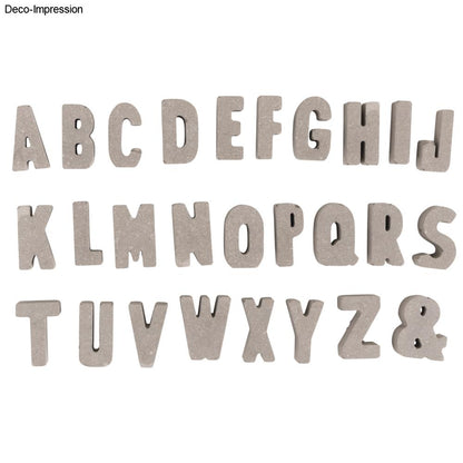 Silikon Gießform Mini-Buchstaben ABC – Alphabet A-Z - Produktbild
