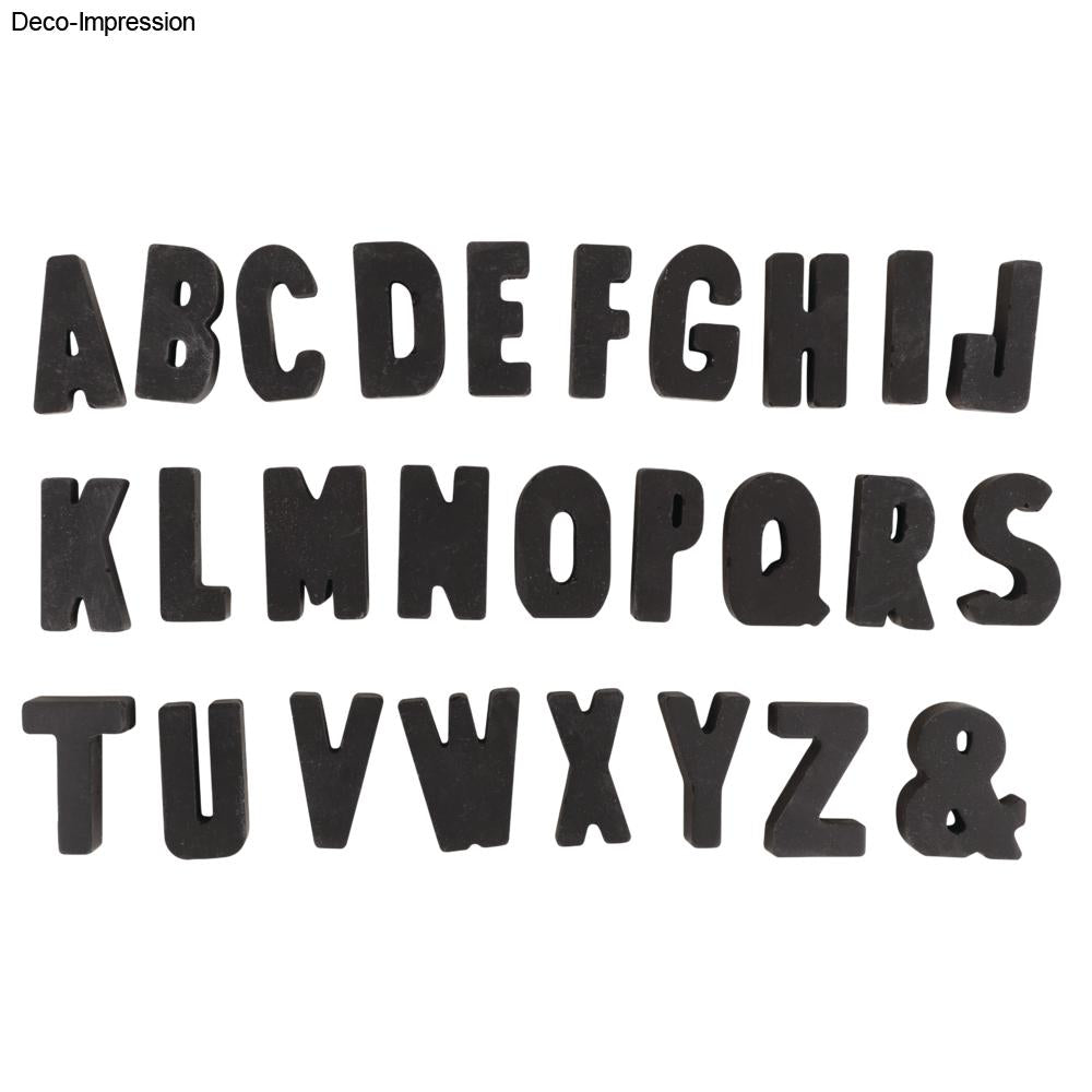 Silikon Gießform Mini-Buchstaben ABC – Alphabet A-Z - Produktbild