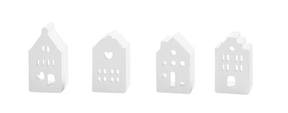 Silikon Gießform Mini-Häuschen II – 4 Formen - Produktbild