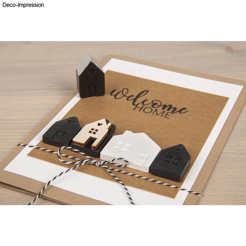 Silikon Gießform Mini Häuser – 15 Motive - Produktbild