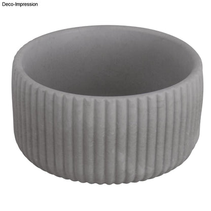 Silikon Gießform Schale geriffelt – Ø 11 cm × H 6,5 cm - Produktbild