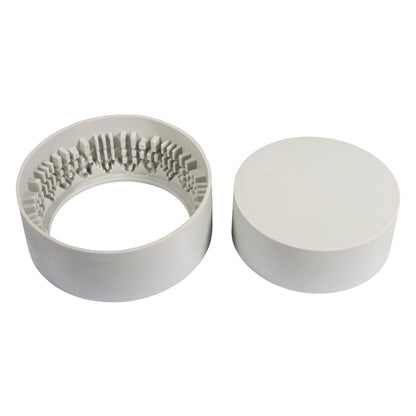 Silikon Gießform Schale Häuserrand, ø 13,2cm x H 5cm - Produktbild