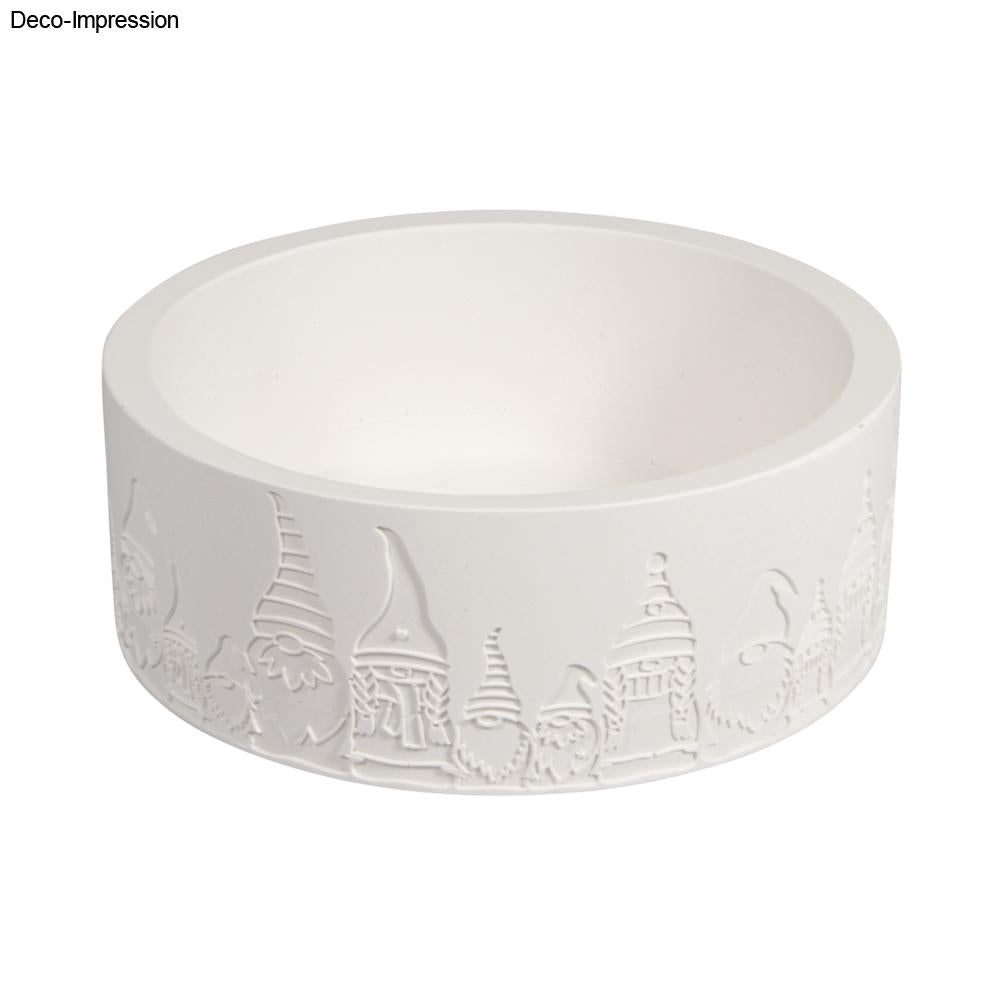 Silikon Gießform Schale Wichtelrand, ø 13,5cm x H 5cm - Produktbild