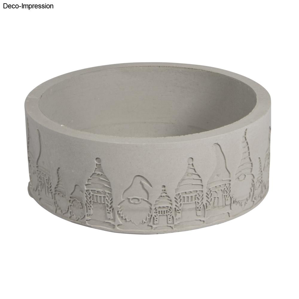 Silikon Gießform Schale Wichtelrand, ø 13,5cm x H 5cm - Produktbild