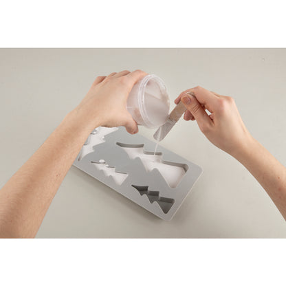 Silikon Gießform Tannenbäume, 4 Formen - Produktbild