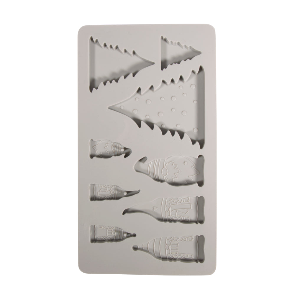 Silikon Gießform Wichtelfamilie, 9 Formen - Produktbild