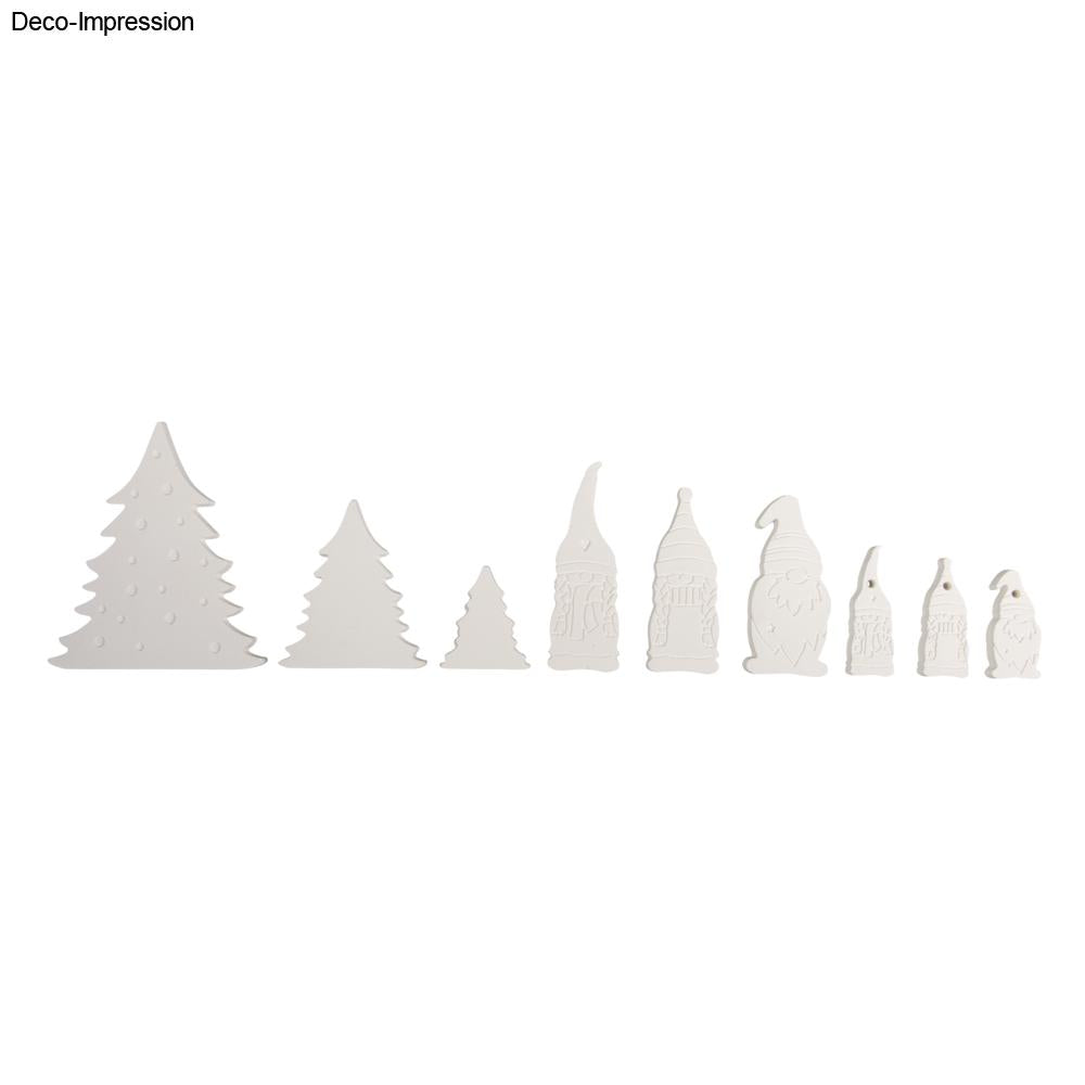 Silikon Gießform Wichtelfamilie, 9 Formen - Produktbild