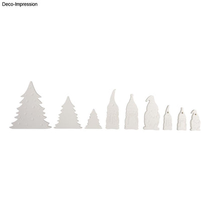 Silikon Gießform Wichtelfamilie, 9 Formen - Produktbild