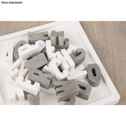 Silikon Gießformen Buchstaben ABC – Alphabet A–Z - Produktbild