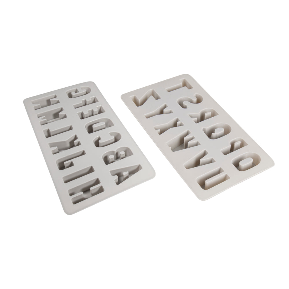 Silikon Gießformen Buchstaben ABC – Alphabet A–Z - Produktbild