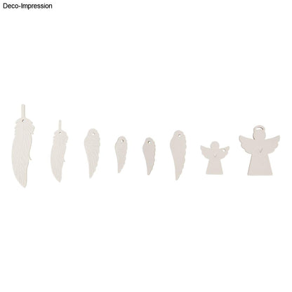 Silikon Gießformen Engel & Flügel – Set (8 Formen) - Produktbild