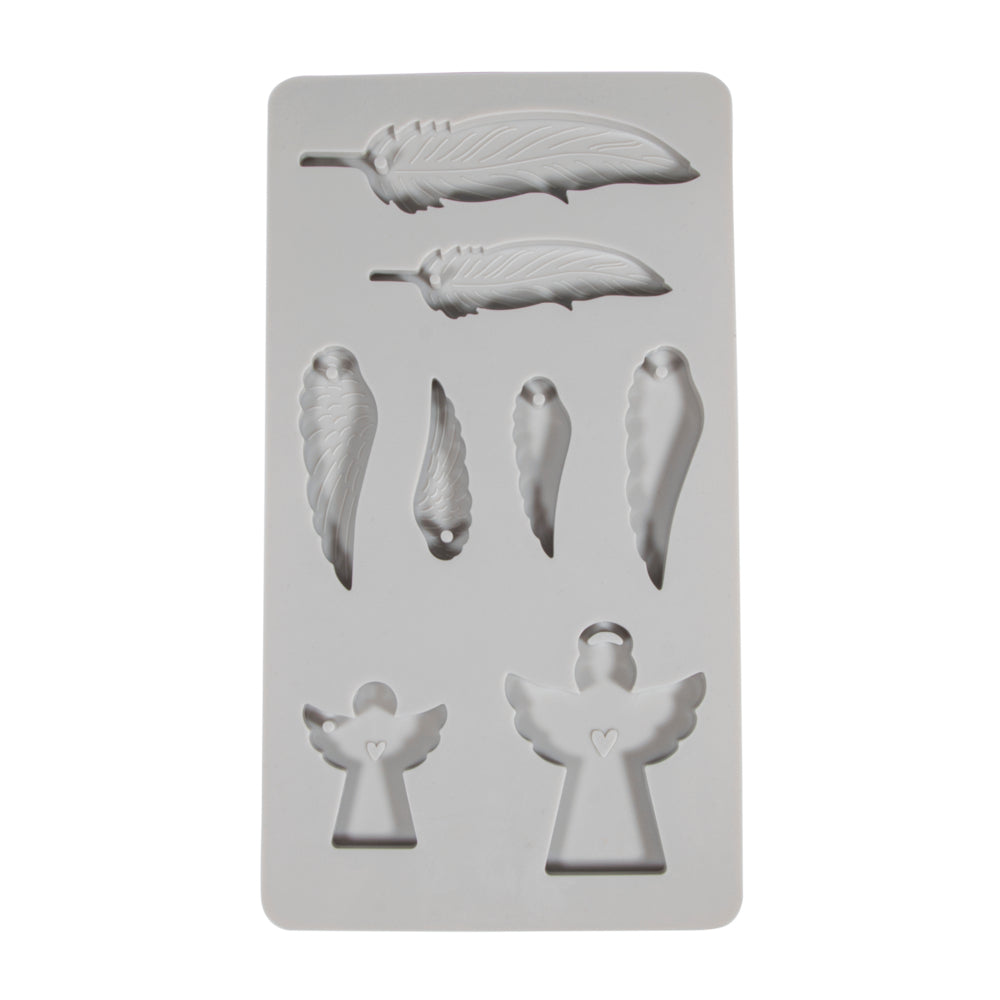 Silikon Gießformen Engel & Flügel – Set (8 Formen) - Produktbild